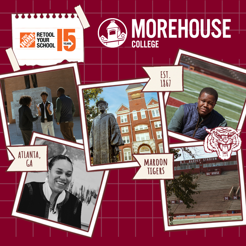 Collage of Morehouse college history